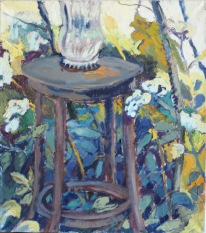 Натюрморт в саду. 50х40, холст, масло, 1999.